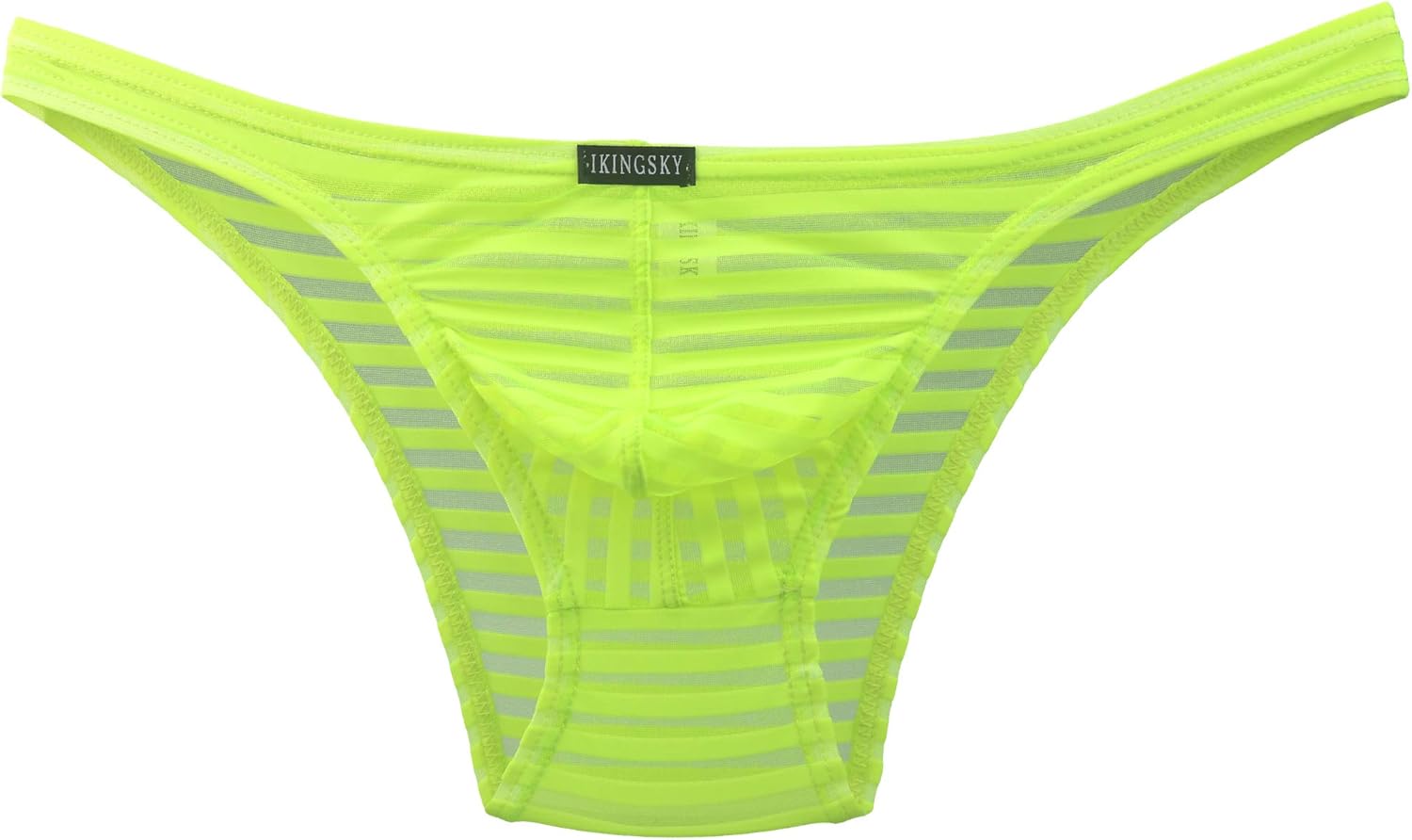 iKingsky Men's Sexy Brazilian Underwear See Through Bikini Under Panties Half Back Coverage Mens Underwear - Image 5