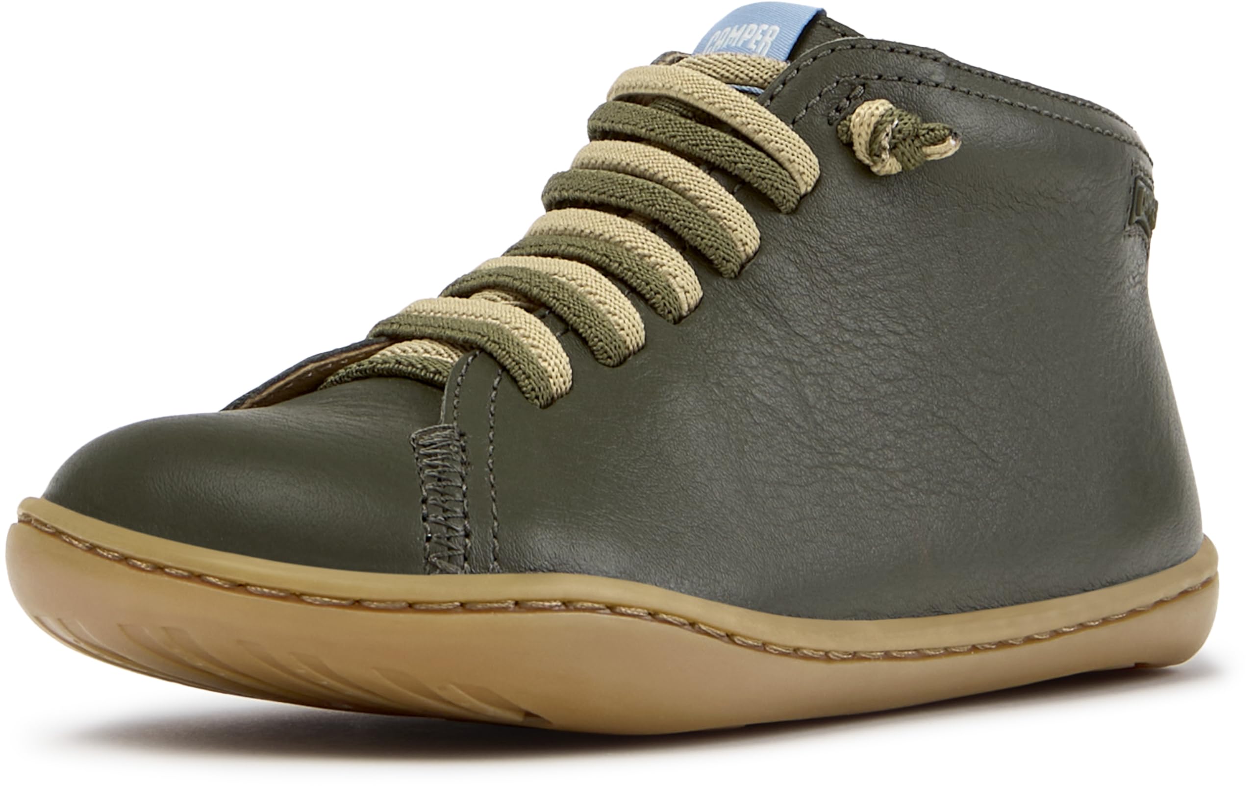 Camper Kids Peu Cami, Ankle-boot, Dark Green, 1 (Us)