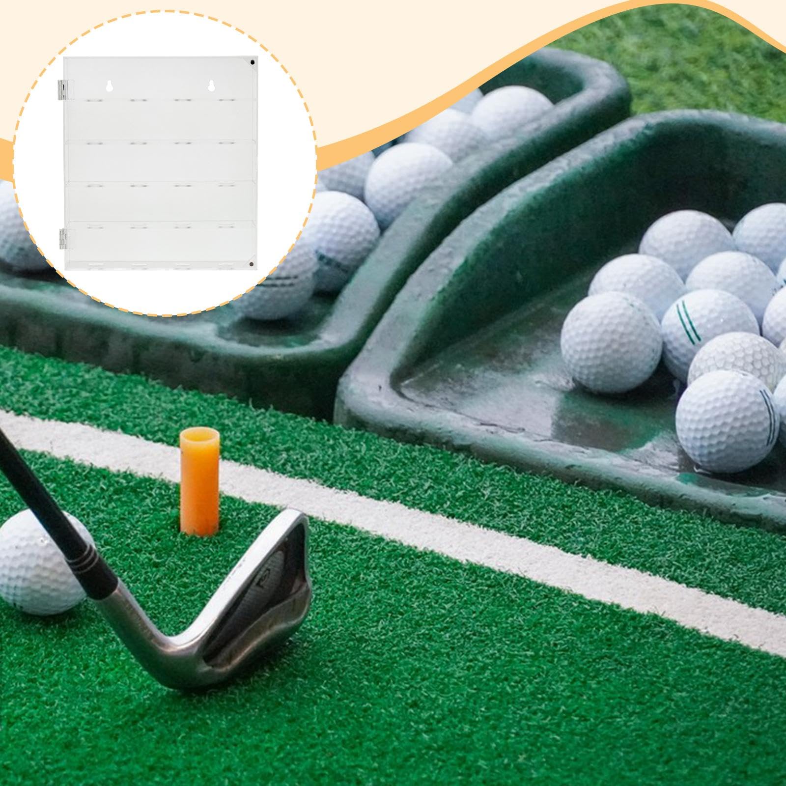 Vitrina para Artículos de Colección, Soporte para Pelotas de Golf