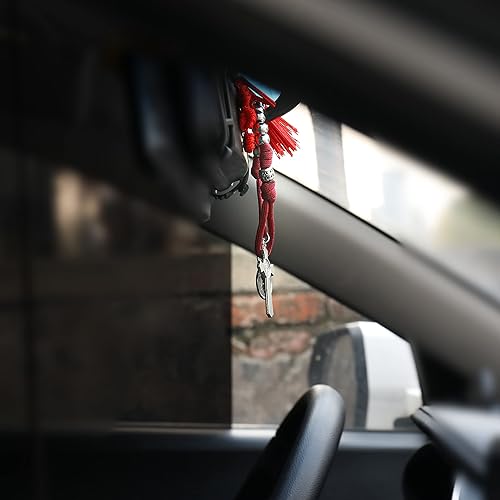 Miniatura 4 de Nazareth Store Fuerte Militar Una Década Paracord Rosario Plata Cuentas Bolsillo Coche Rosario Reza Por Nosotros Medalla de San José y Cruz de San