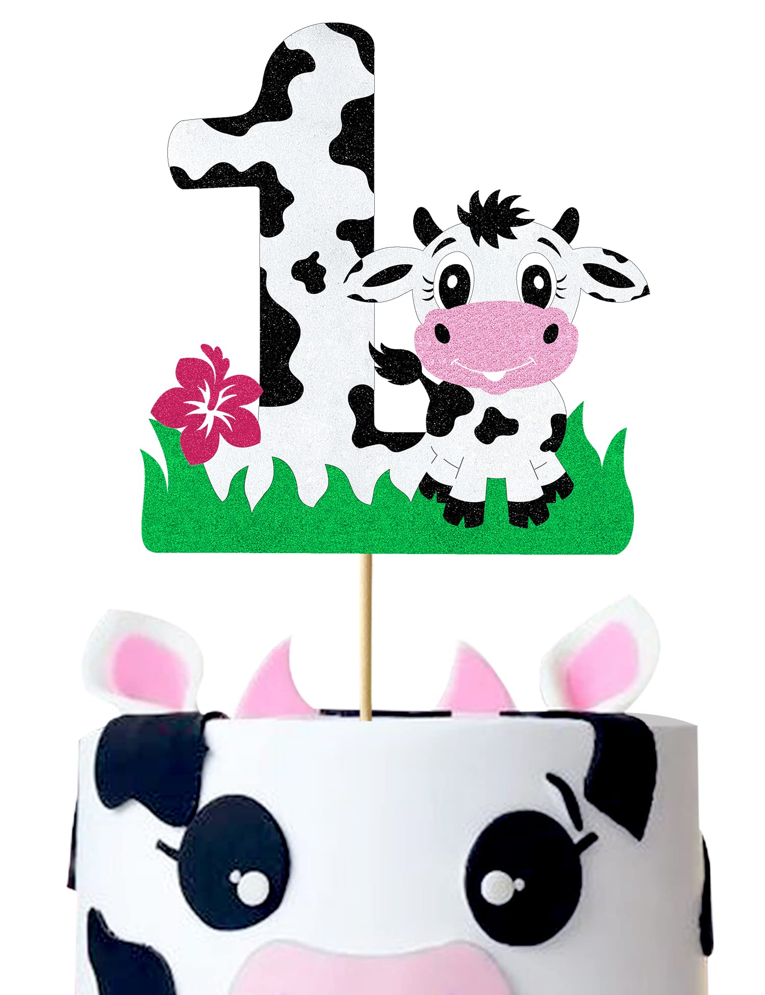buy-vivicraft-cow-1st-birthday-cake-topper-cow-one-cake-decorations