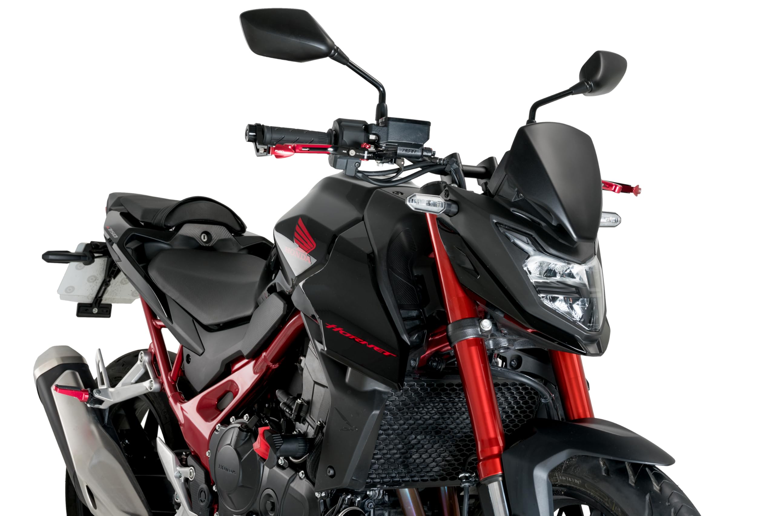 Puig Matt Black New Generation Sport Screen Honda CB750 Hornet 2023-2024