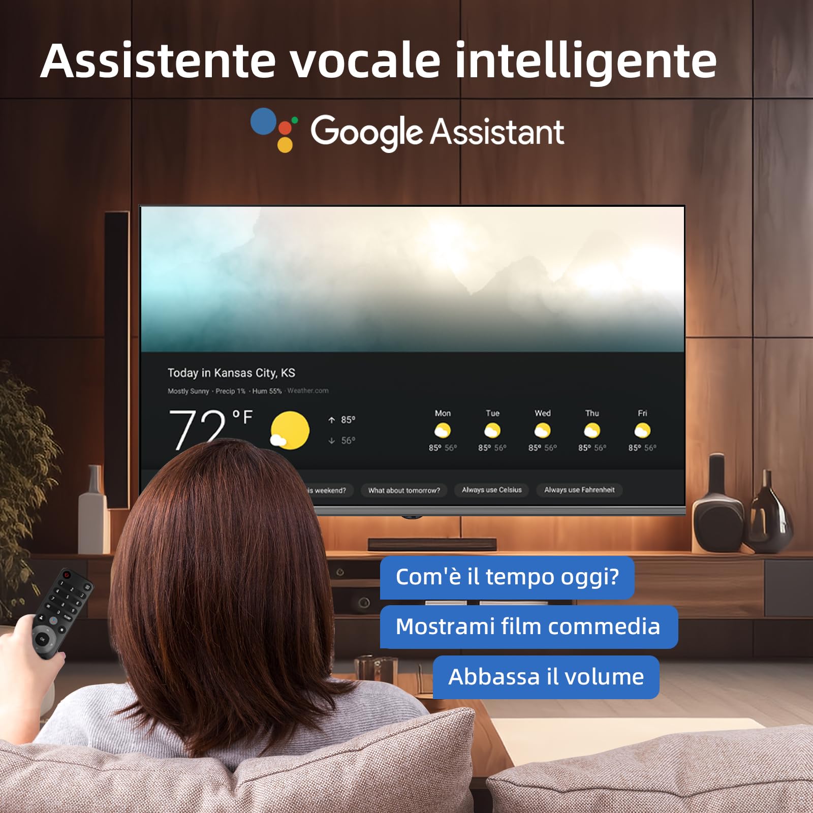 CHiQ L32FM9E 32 Pollici (80 cm) FHD Smart TV, HDR10 & HLG, Dolby Audio, Dbx-tv, Triple Tuner DVB-C/T/T2/S/S2, Chromecast integrato, Wi-Fi Dual-Band, Metallo Senza Cornice