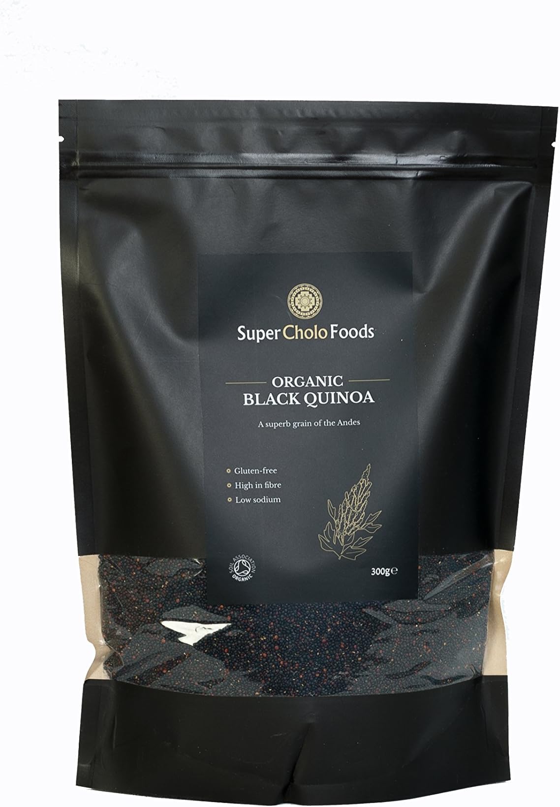 Organic Black Quinoa 1kg by Super Cholo Foods