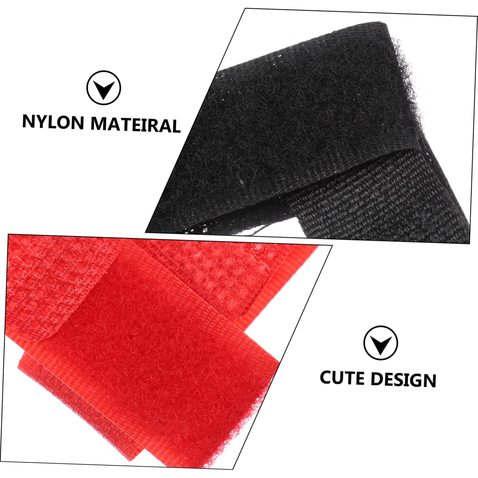 VANZACK 3sets Rooster Collar to Stop Crowing Pet Chicken Accessories Adjustable Nylon Collar Bell Stylish for Boys Girls (red) 8pcs*3