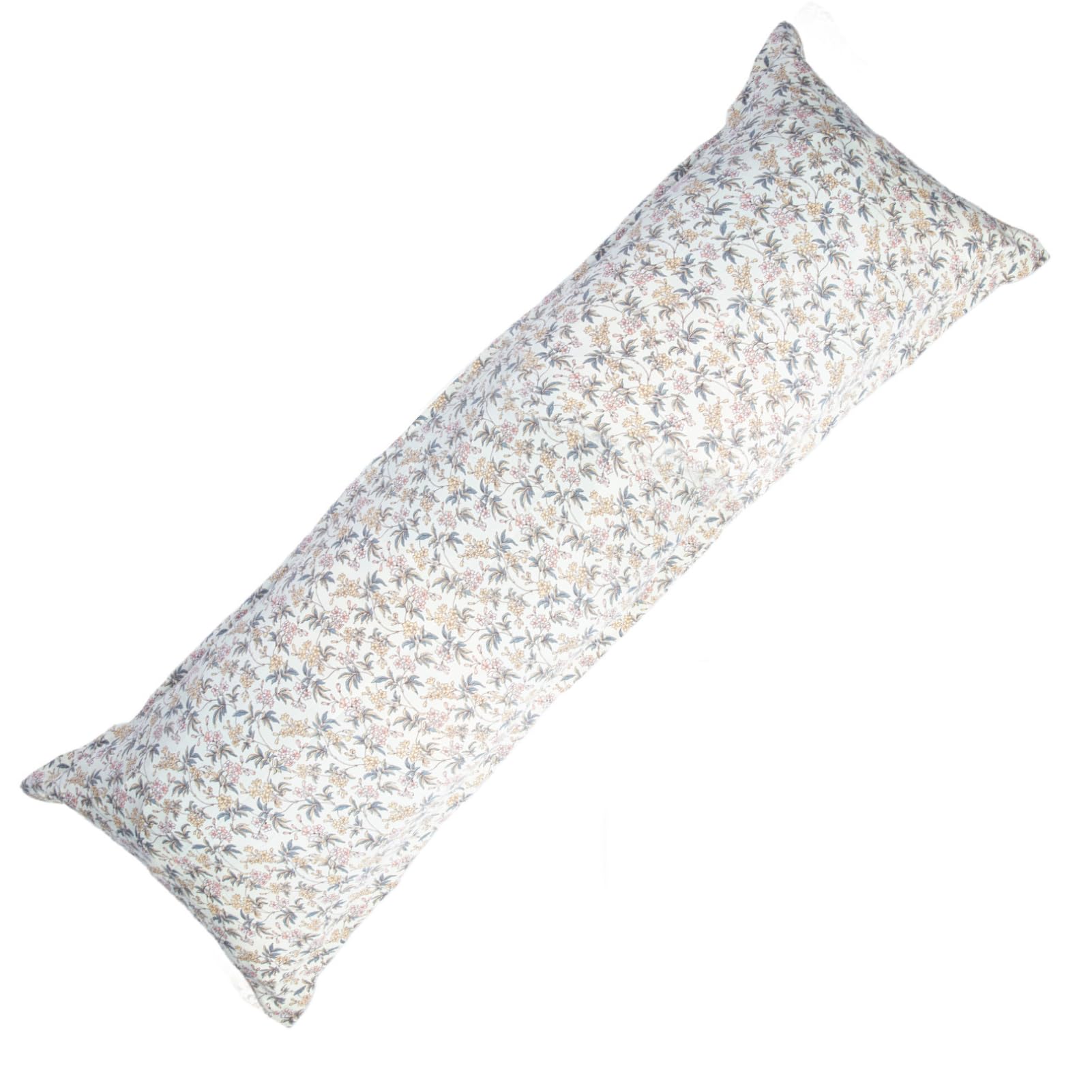 Housse de coussin de corps vintage imprimé fleuri rétro cottagecore 18x150