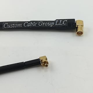 6 inch RG188 MCX FEMALE ANGLE to MC CARD MALE ANGLE Pigtail Jumper RF coaxial cable 50ohm Quick USA Shipping