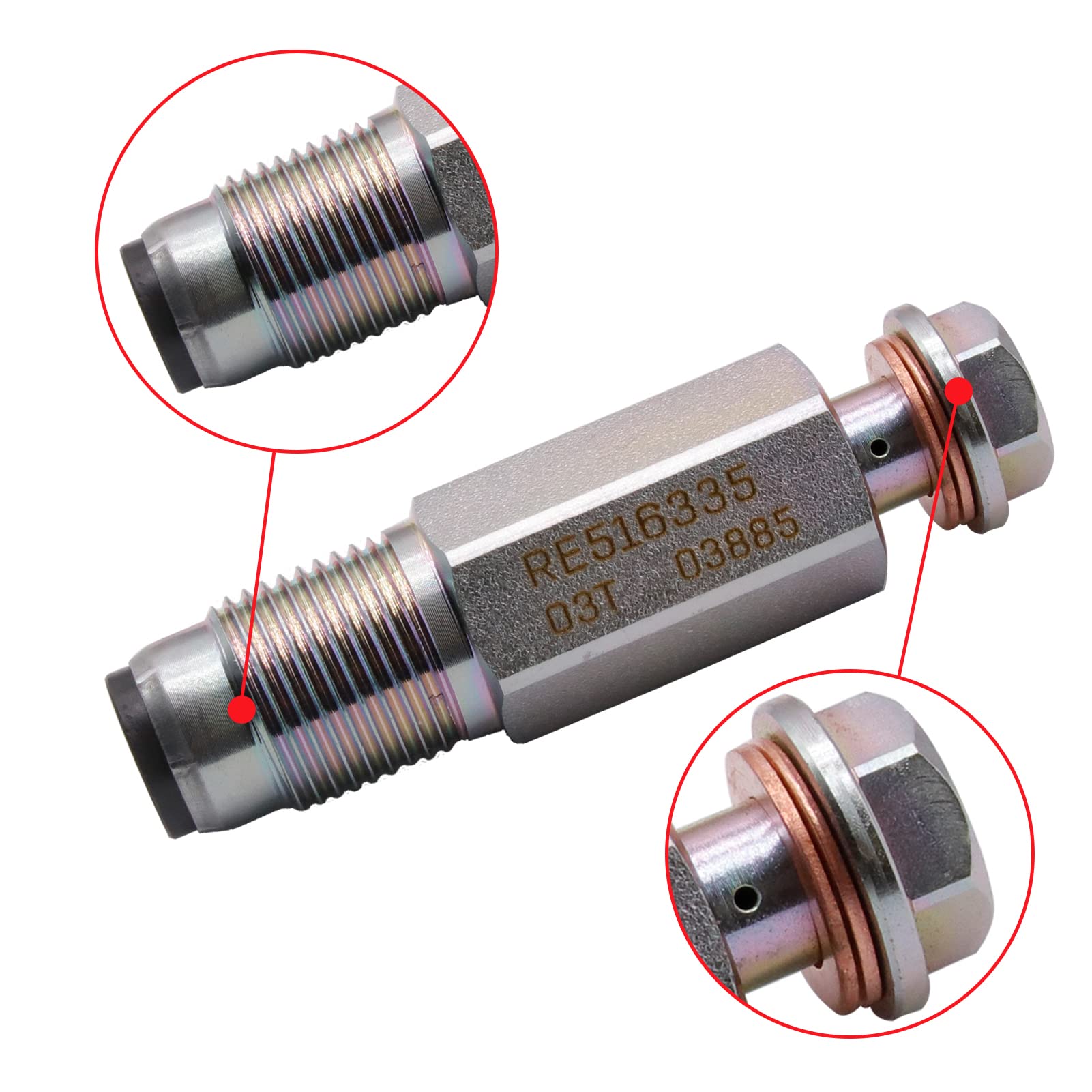 Qiilu Capteur De Pression De Rampe De Carburant, Capteur De Pression De Rampe De Carburant 55PP05-01 45PP3-1 Remplacement Adapté Pour Transit Mk7 2006-2020