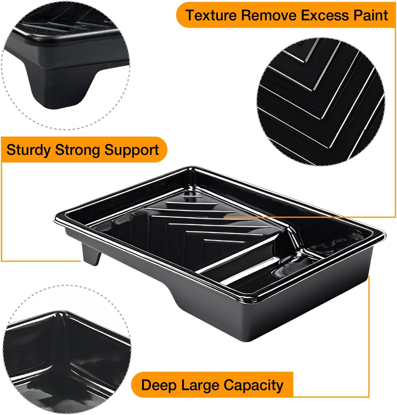 Paint Tray Liners + 18 PCS Paint Roller Covers