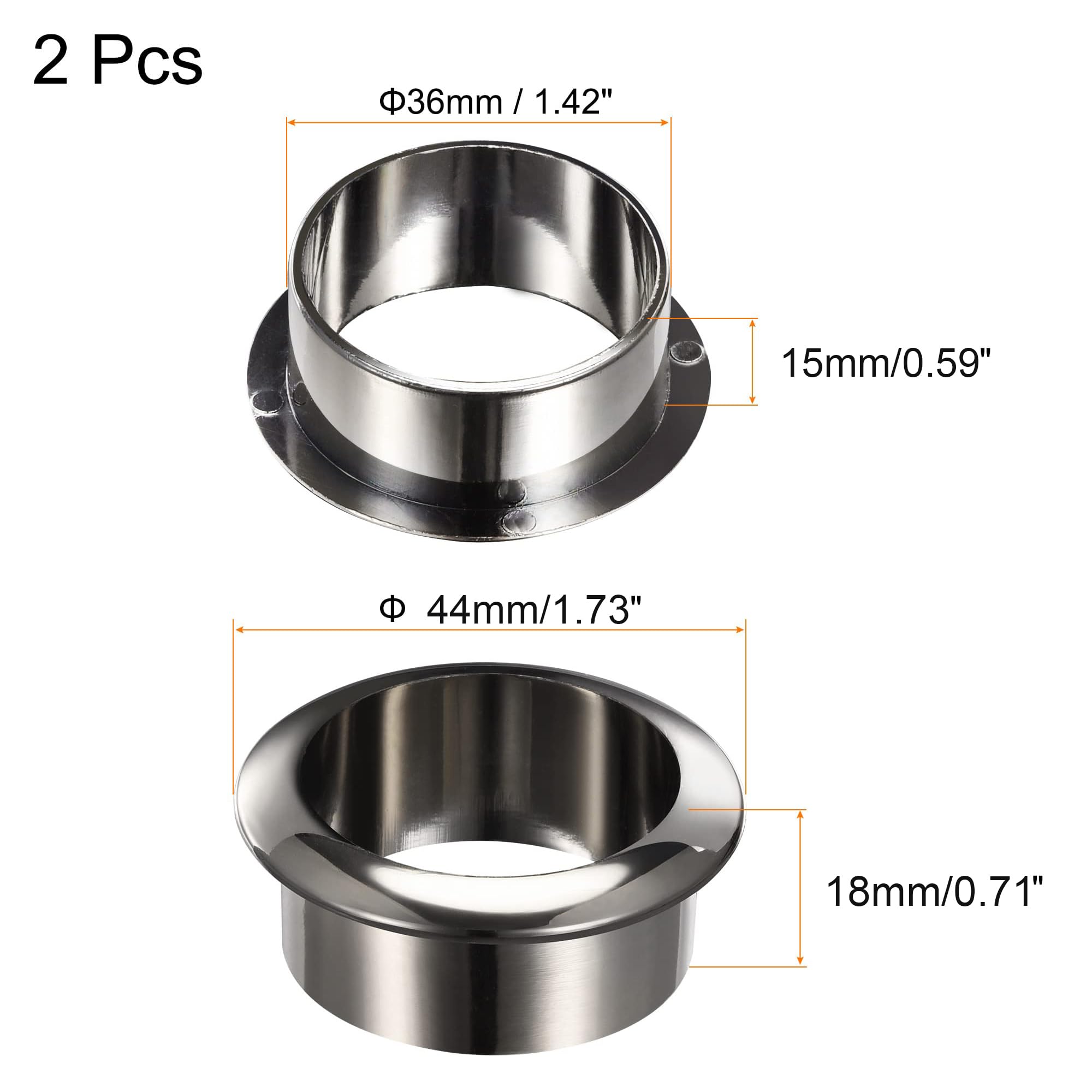 TOP-VIGOR 2Pcs 35mm Desk Grommets Cable Hole Covers Plastic Cord Organisers for PC Computer Desk Wire Management - Image 2