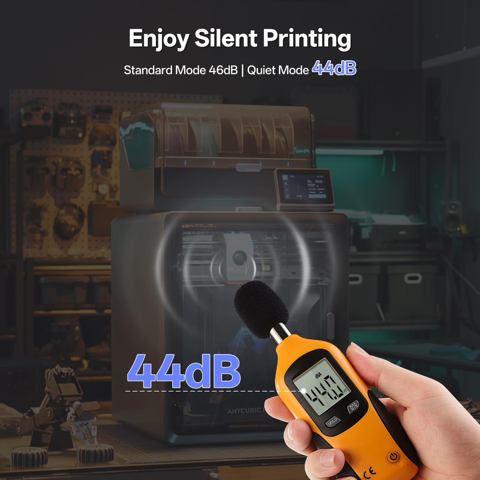 Bambu Lab A1 3D Printer, Ready-to-Use FDM 3D Printer for Beginners and Kids | Beginner-Friendly Ecosystem with MakerWorld Model Library,Full-Auto Calibration & Active Flow Rate Compensation, ≤48 dB Quiet product image 24
