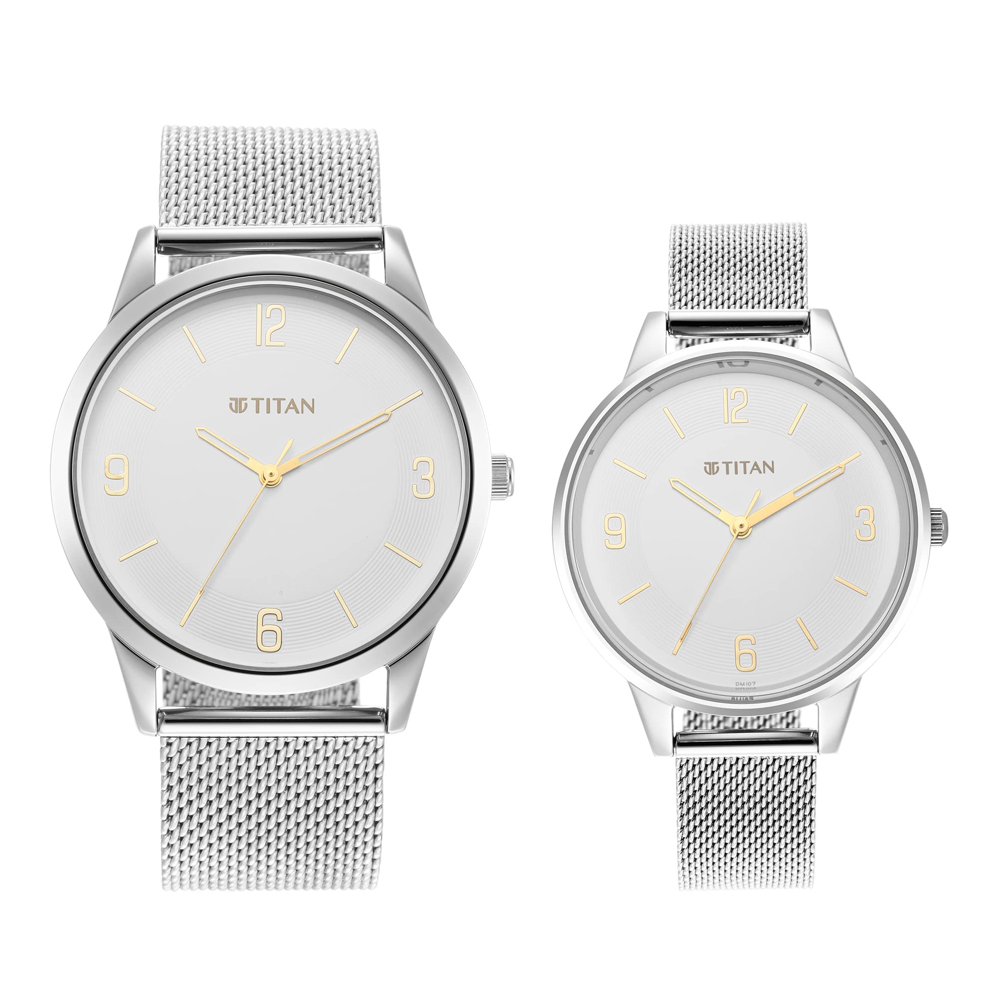 Titan Men Stainless Steel Analog White Dial Watch-18062648Sm01, Band Color-Silver (B09P1QS4LD) Amazon Price History, Amazon Price Tracker