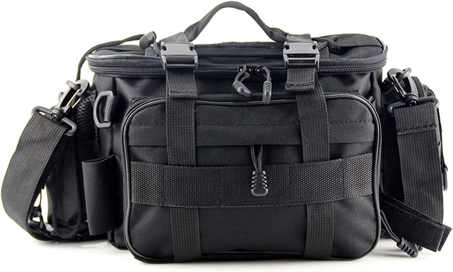 HomgeeFishing Tackle Bag Fishing Gear Storage Bag Organizer Waist Bag Messenger Bag Handbag