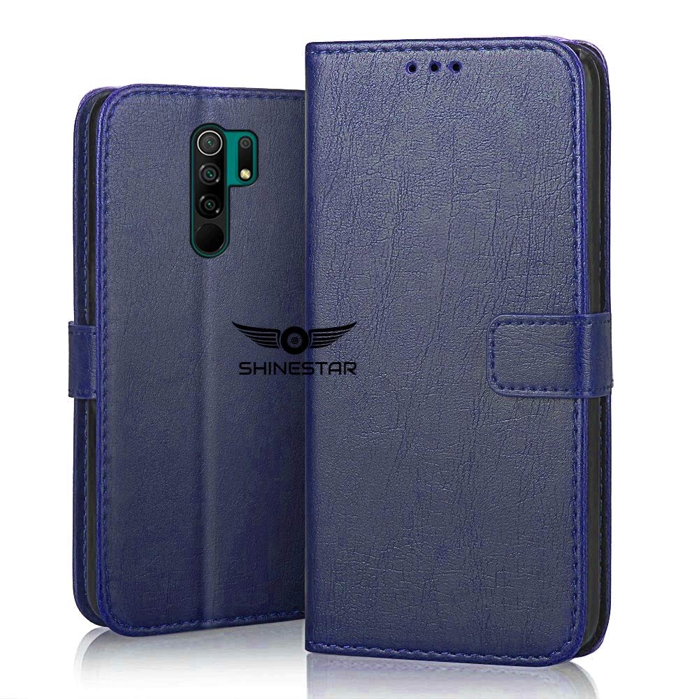 SHINESTAR Redmi 9 Prime Flip Cover | PU Leather Flip Cover Wallet Case with TPU Silicone Back Cover Case Cover for Redmi 9 Prime - Ultimate Blue (B08K3PLTDP) Amazon Price History, Amazon Price Tracker