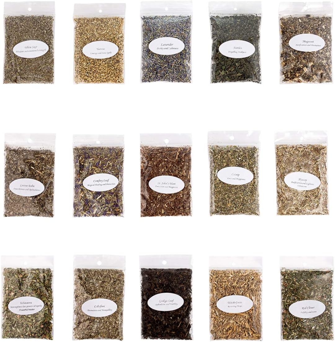 Ritual Herbal Spell Collection. Magical/Mystical Herbs for Spellwork, Wicca, Pagan, Witchcraft.