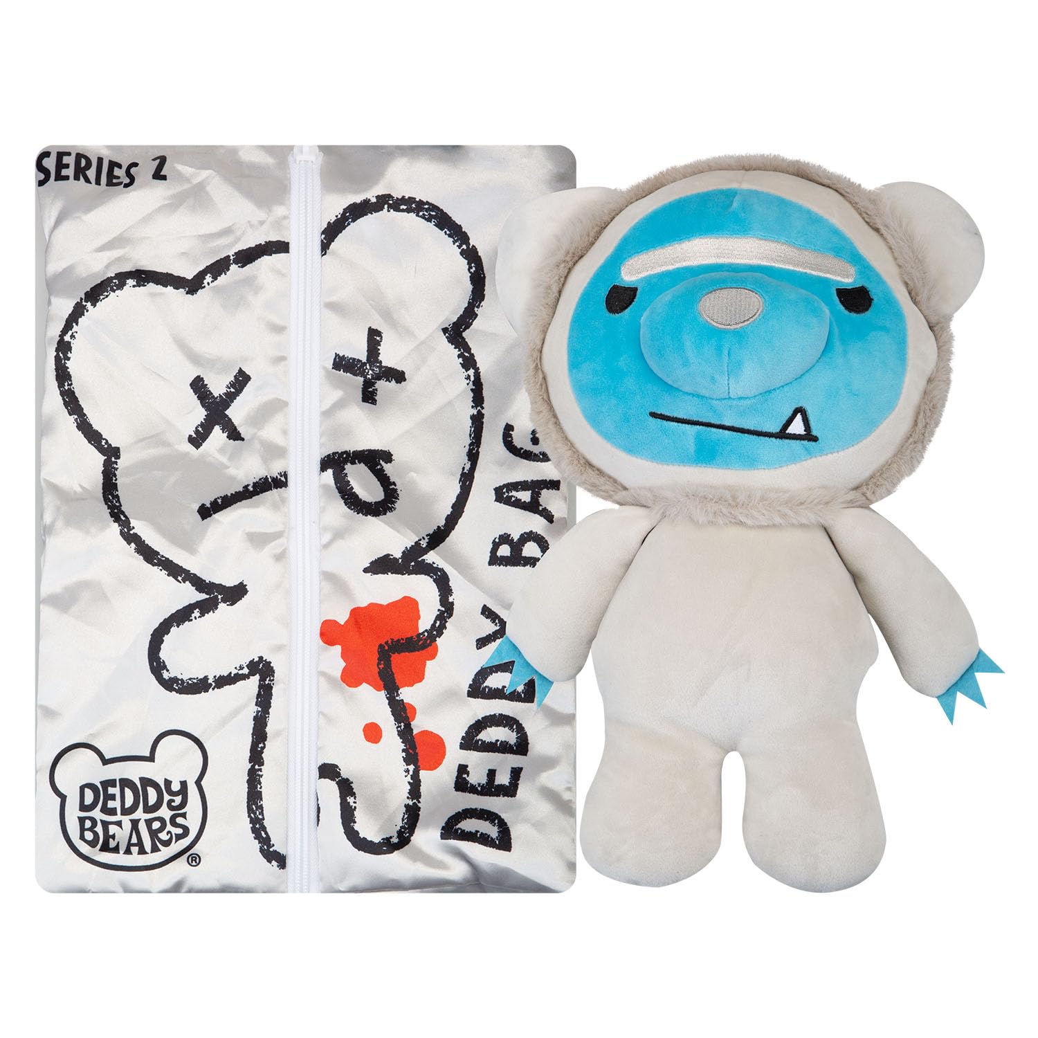 Deddy Bears - Frostbite Soft Toy In Body Bag Plush Certificate Halloween, Birthdays, Spooky Cuddlies Gifts, Creepy Children's and Adults Collectables - 30cm Frostbite