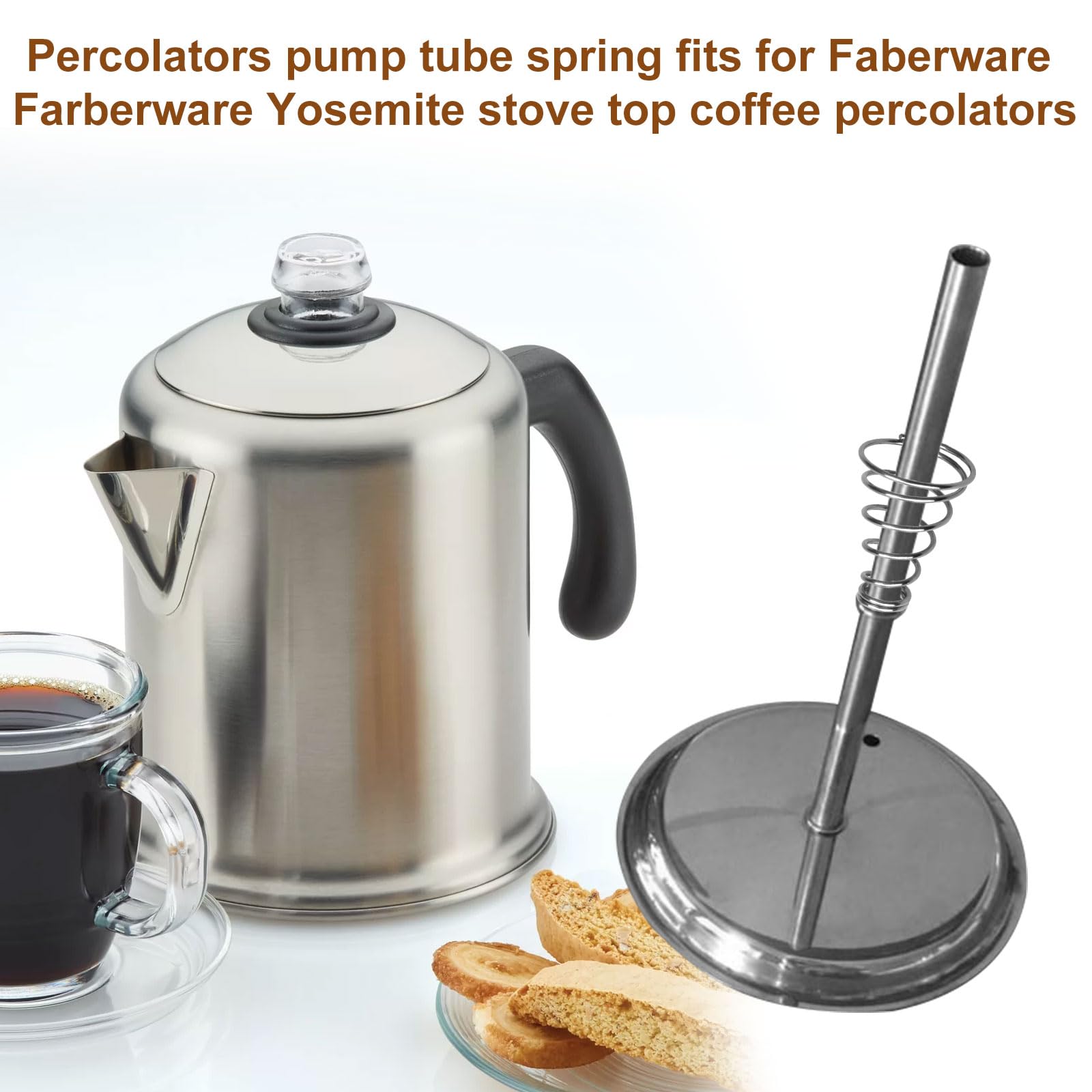 Pump Tube Cup Electric Percolator Farberware Coffee Percolator