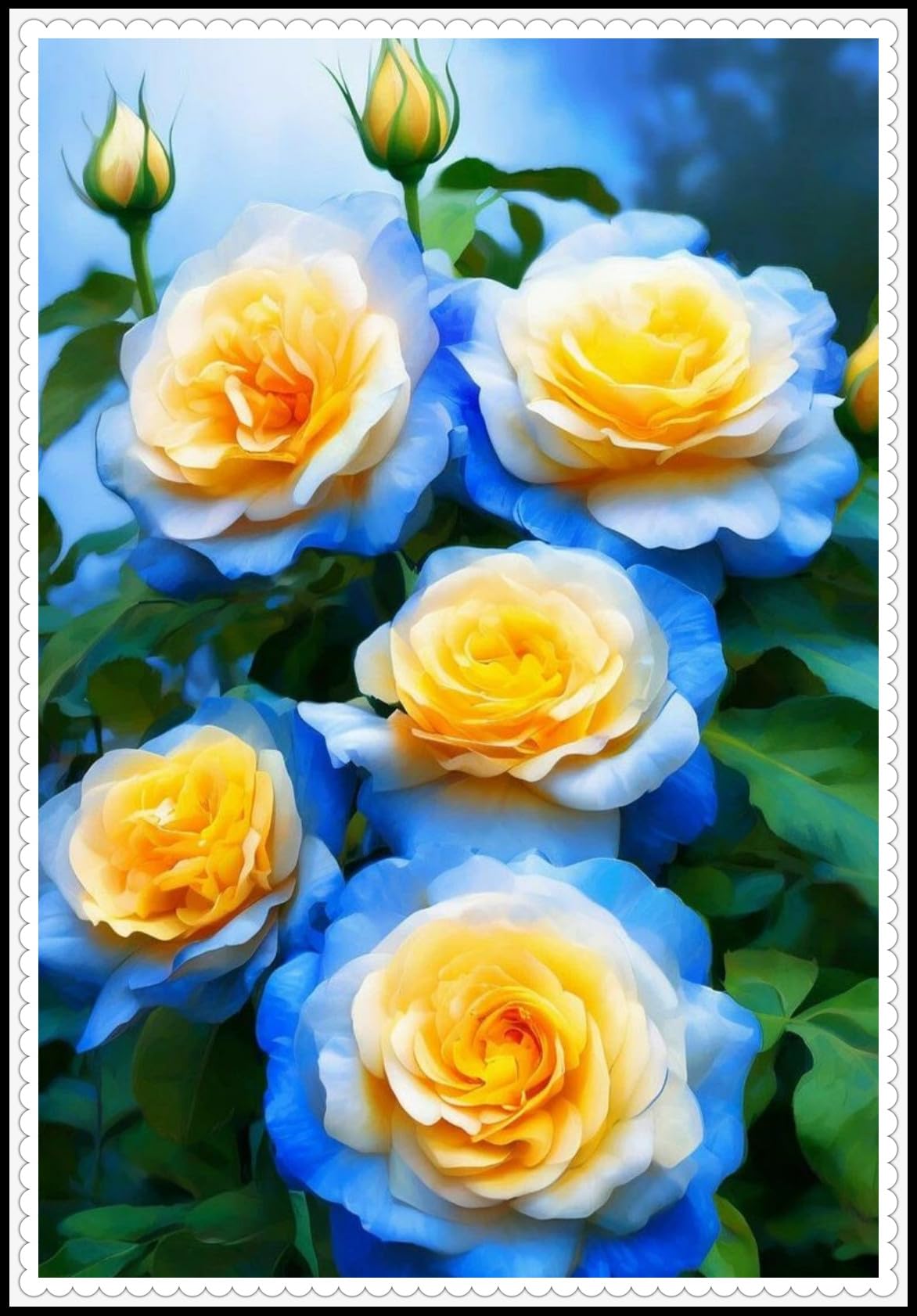 Radice di rosa/Mista/Radice di rosa selezionata/Resistente al freddo e alla siccità/Adatta per la decorazione di giardini e balconi【NVNJHJN】-4 rizoma-J