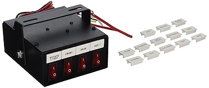 6391104 Illuminated 4-Function On Switch Box
