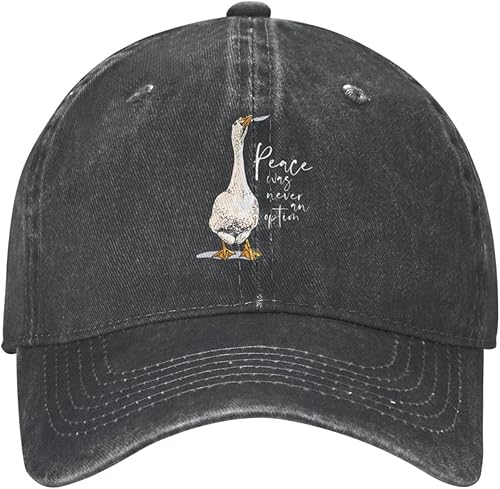 Sombrero divertido de ganso tonto en el sombrero suelto de los hombres Sombreros de béisbol Gorra divertida