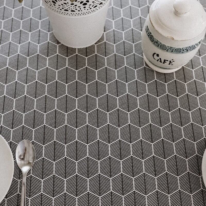 Tovaglia Copritavolo Cerata Tavolo 200x140 cm Resinato Antimacchia Rocciolo, Tovaglia in Cotone Antimacchia, Impermeabile e Antibatterico