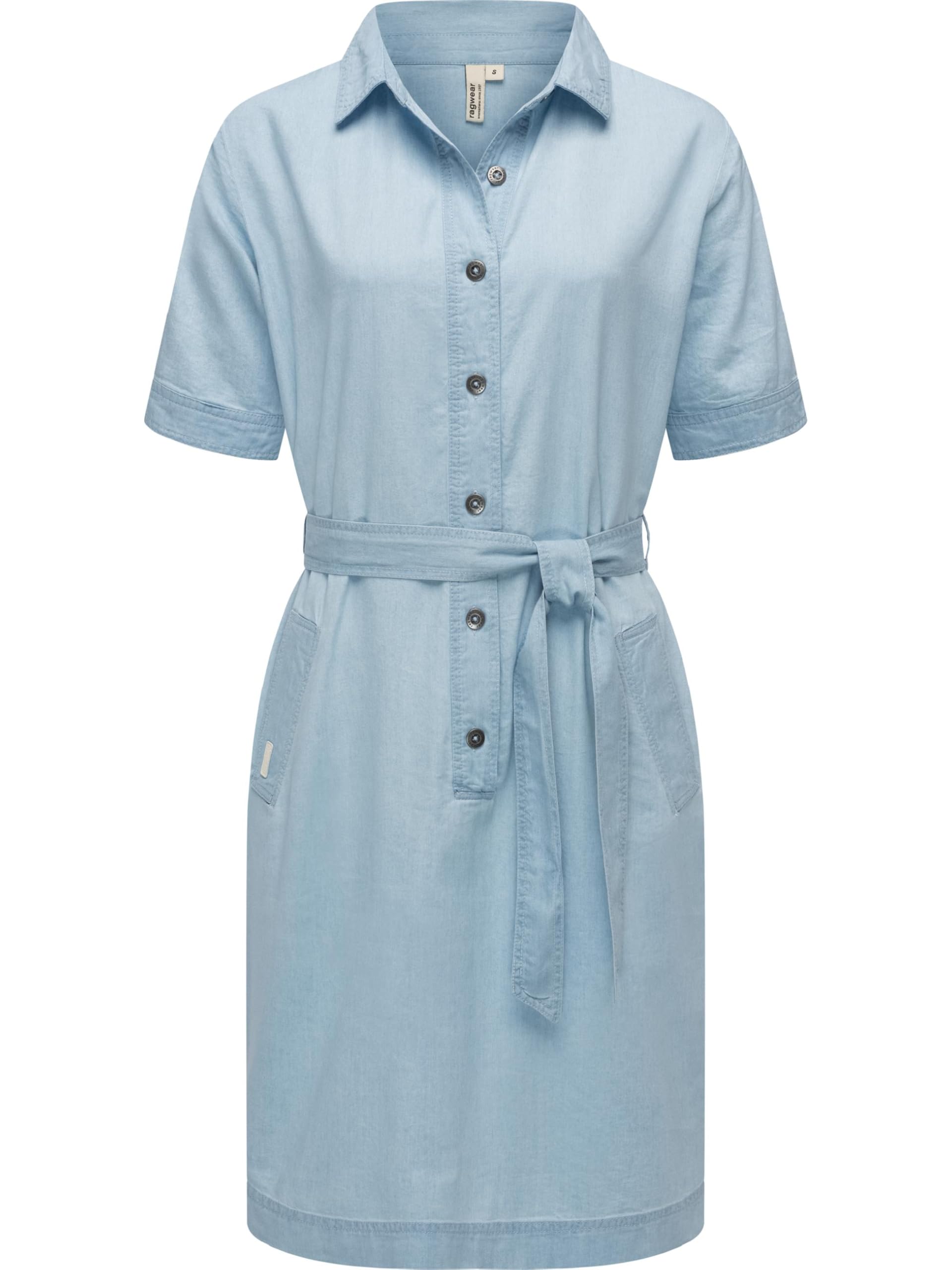 Ragwear Damen Sommerkleid Kurzarm Midikleid + Rozyna Denim – Premium-Version (YOUMODO)