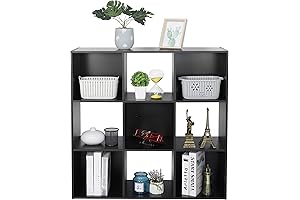 Mainstays 6-Cube Storage Organizer, Black: Contemporary Style, Ample Space