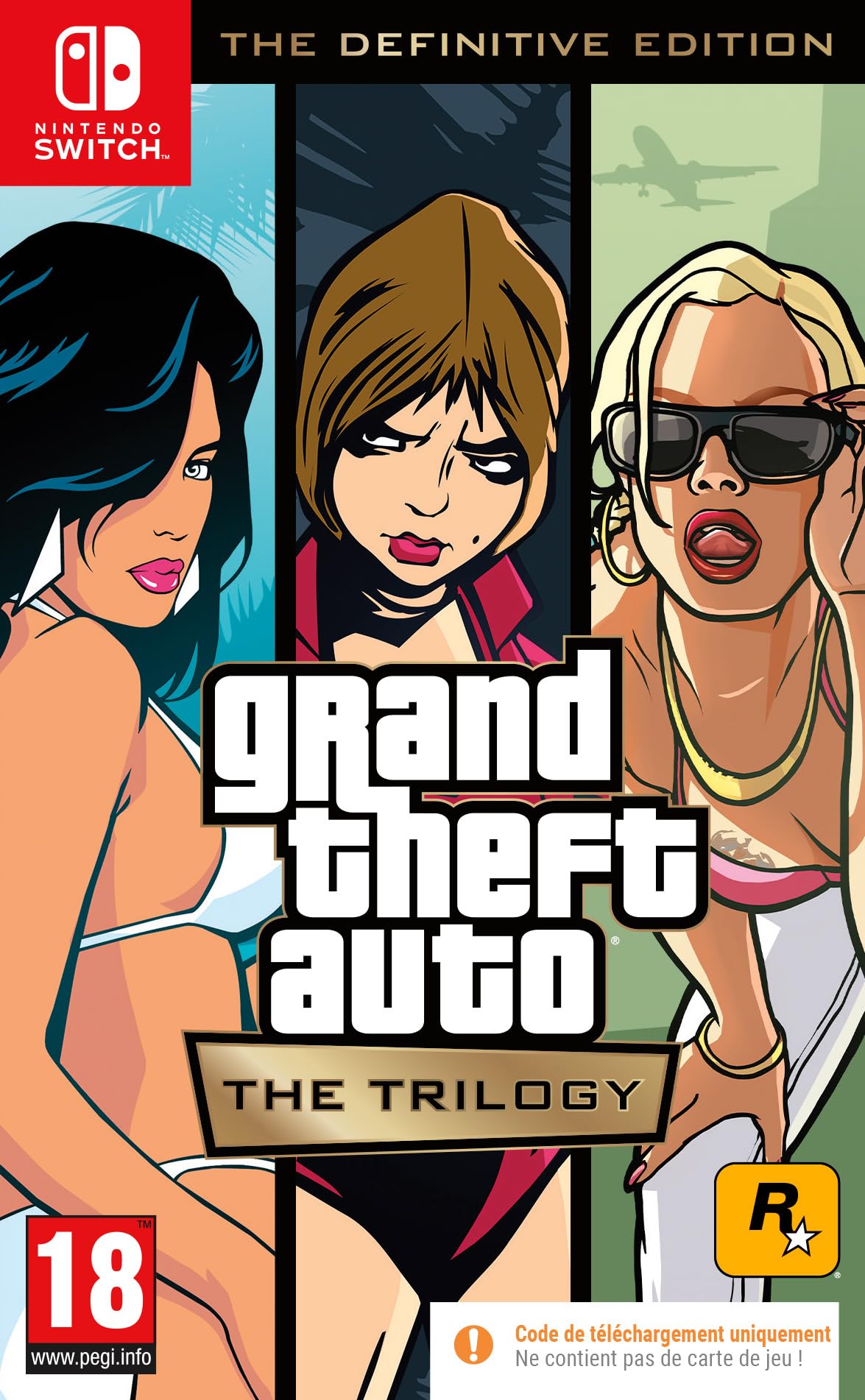GTA The Trilogy - The Definitive Edition Switch - Code in a box