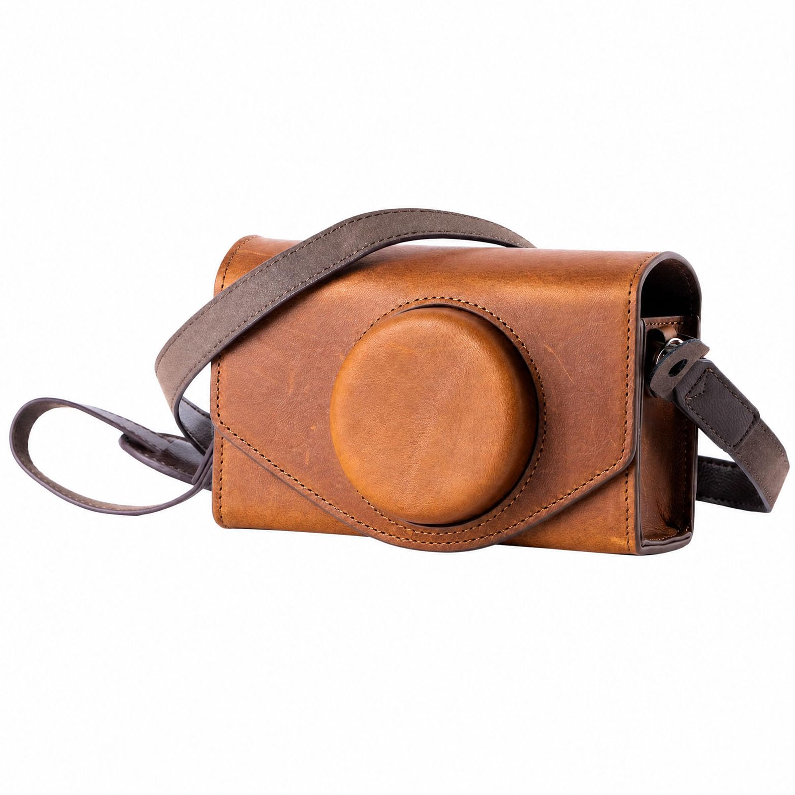 SmallRig Leather Case Bag for FUJIFILM X-E5 / X100VI, for Ricoh GR IV/GR III, Carrying Ca…