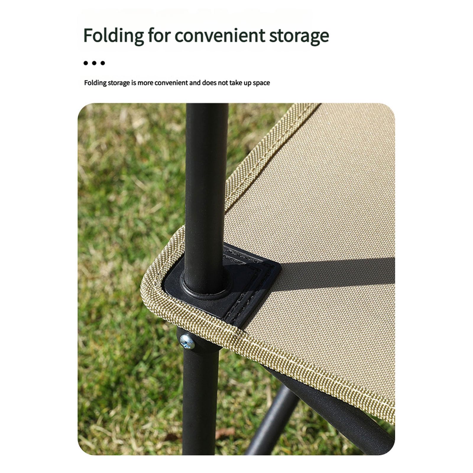 Tavolo da picnic con piano in tessuto Oxford, design pieghevole, ideale per viaggi, uso familiare, viaggi e campeggio, tavolo da picnic in spiaggia