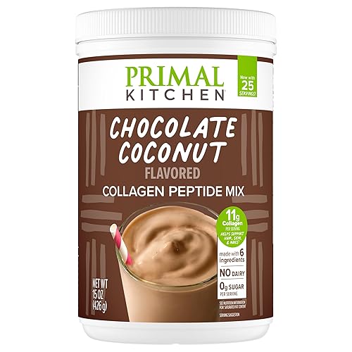 Primal Kitchen Chocolate Collagen Fuel® Drink Mix, Chocolate Coconut Collagen