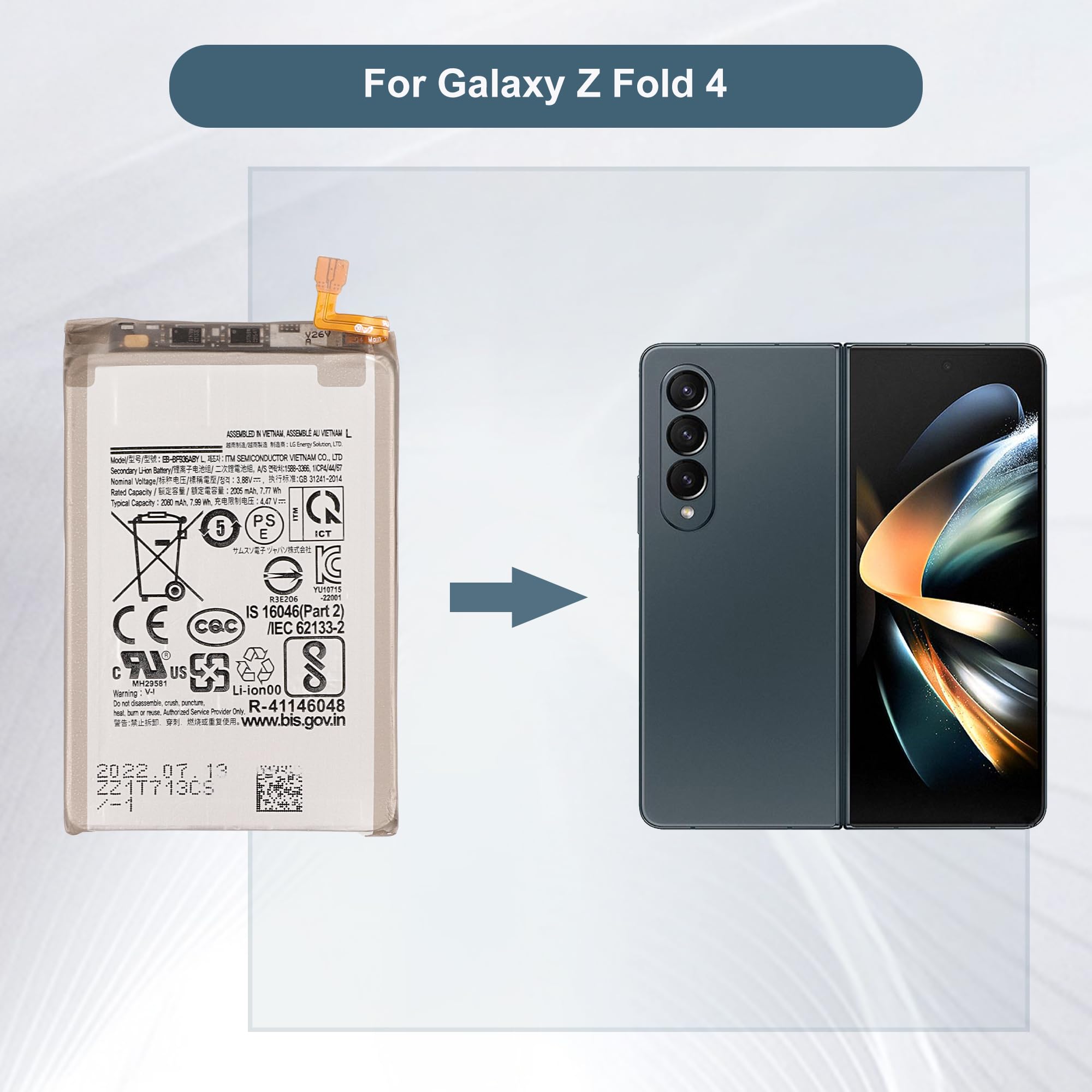 Amazon.com: E-YIIVIIL Replacement Battery EB-BF936ABY Compatible