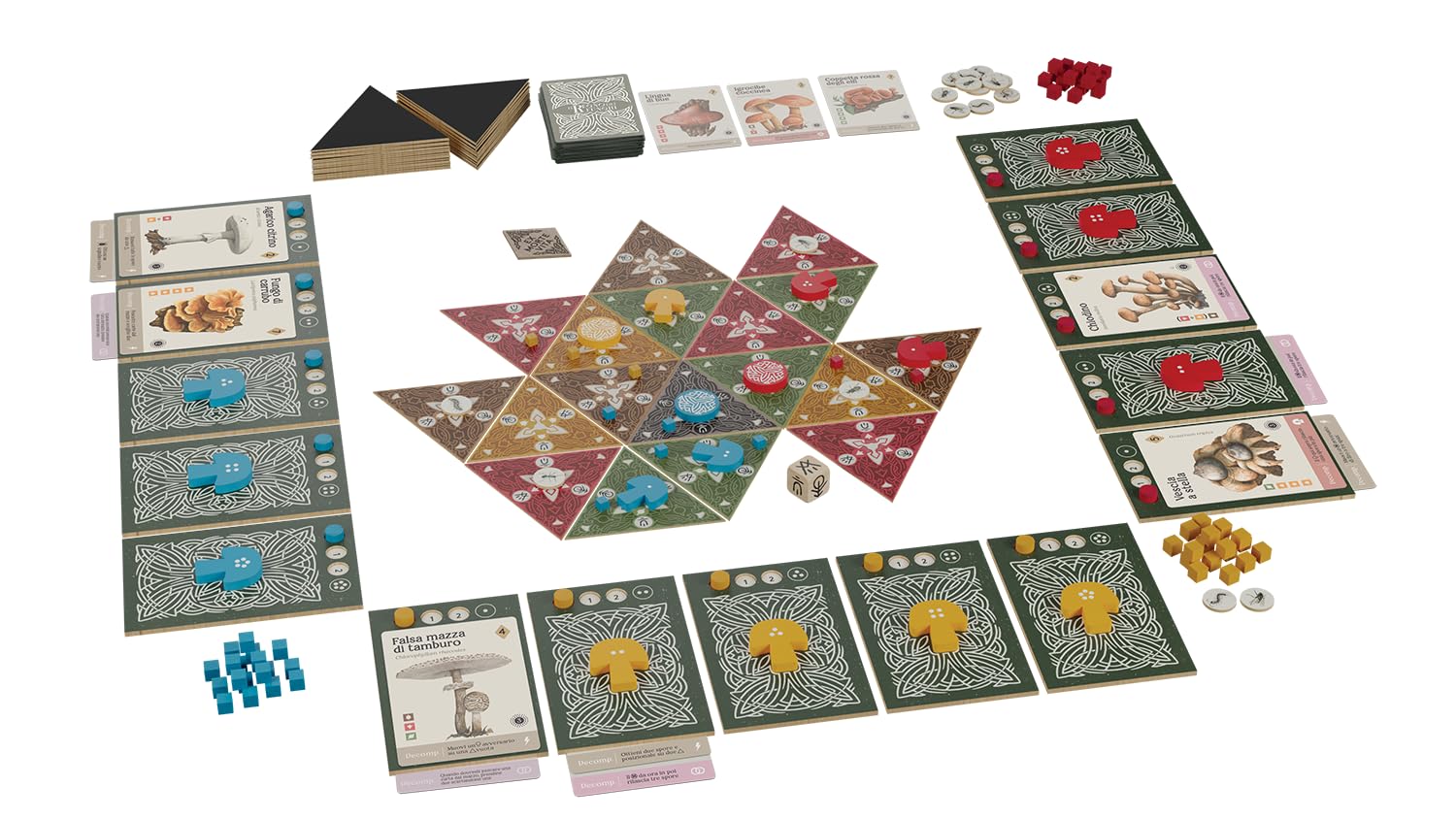Pendragon - Il Regno dei Funghi - Edizione italiana - Gioco da tavolo, Età 10+,1-4 Giocatori