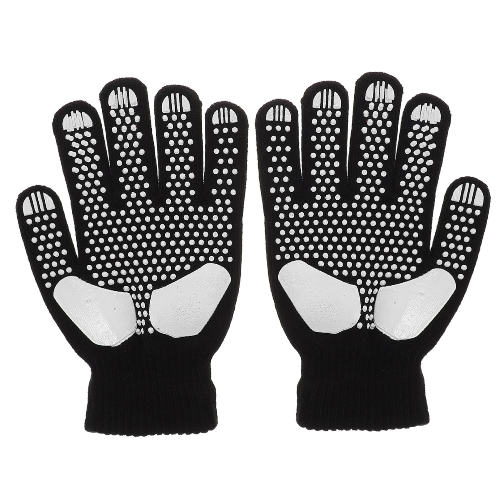 Toddmomy Boys and Ice Skating Gloves Rhinestone Decorated Winter Ski Gloves for Adults Stylish and Functional Slip Design for Cold Weather Sports