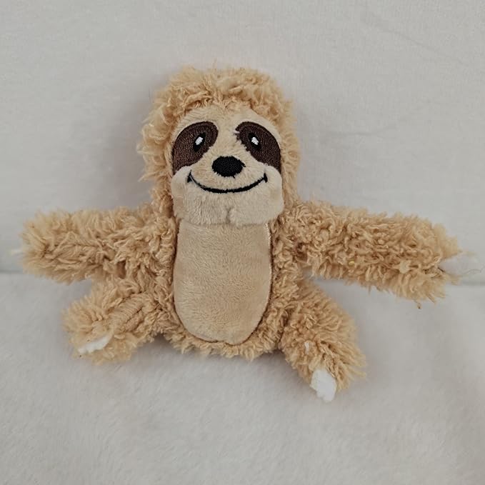 Glow Pups Sloth Juguete para Perros Squeaky, Juguete de Peluche con Árbol miniatura 9