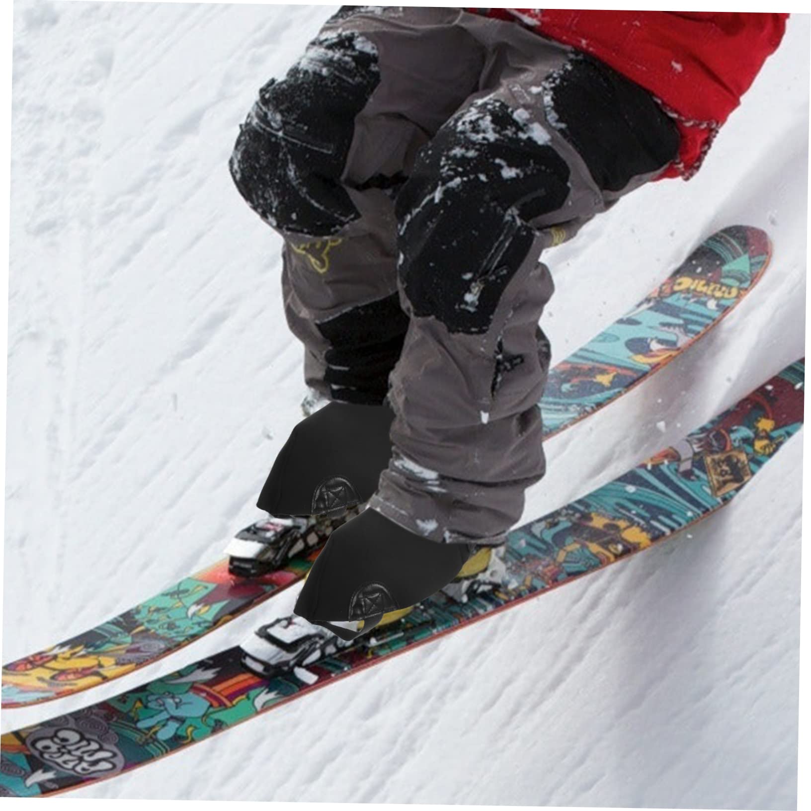 5 Pares De Cubrezapatillas Portátiles para Hombre Y Mujer para Ciclismo Senderismo Esquí Y Nieve.