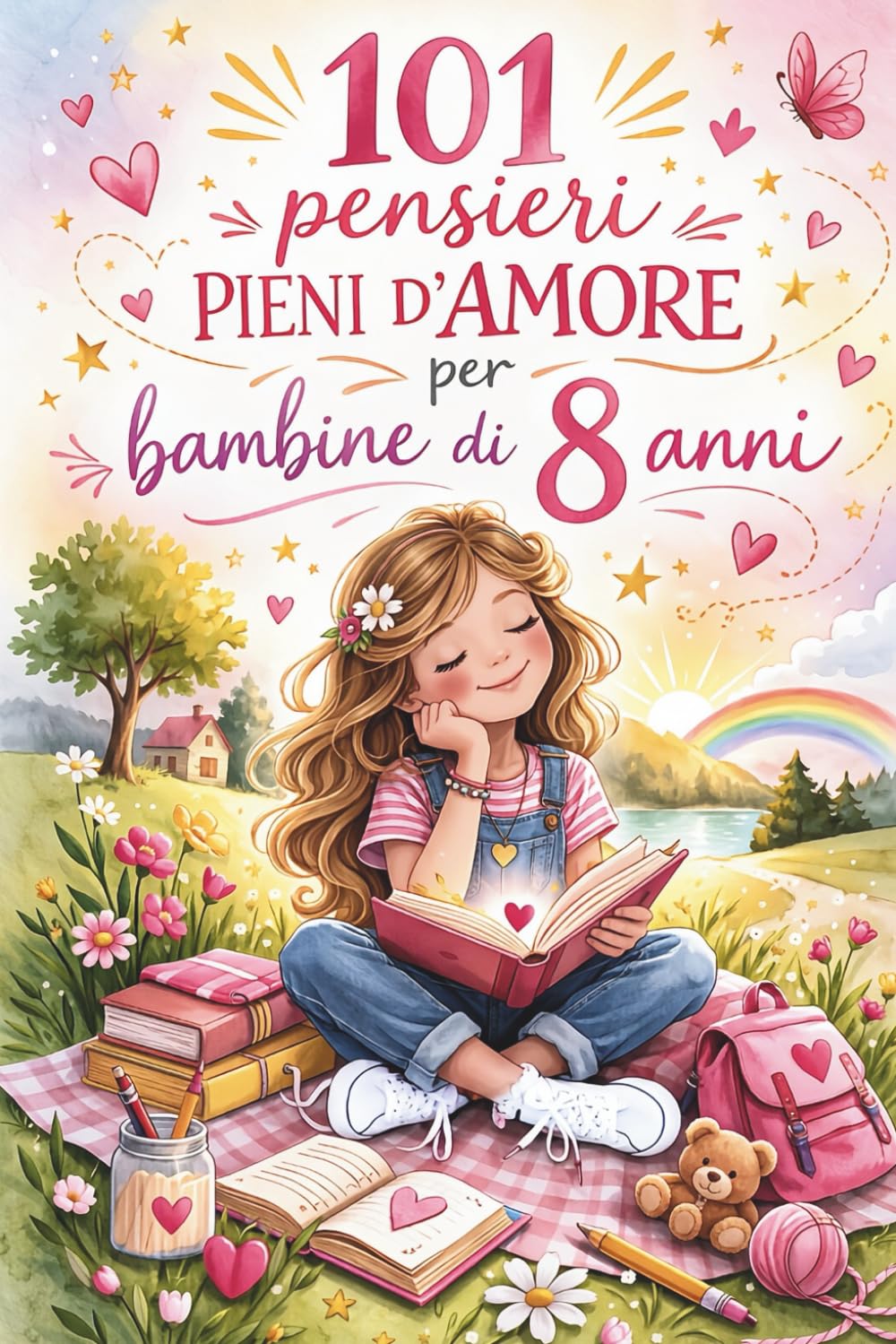 101 pensieri pieni d’amore per bambine di 8 anni: Il regalo speciale per l’8° compleanno – pieno di coraggio, gioia e cuore