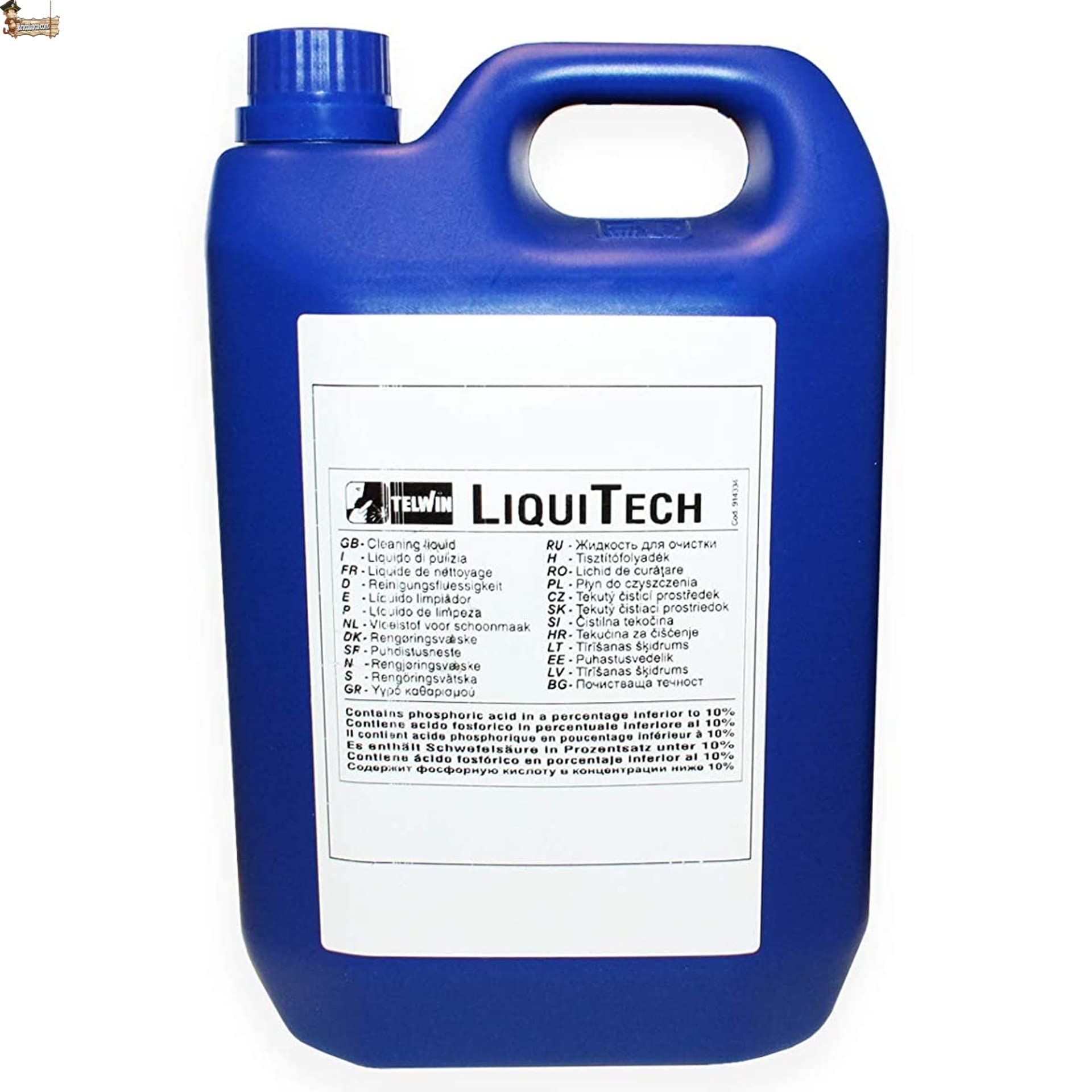 BricoLoco.com Líquido Limpiador soldadura TIG, MIG, Inox. Consumible para usar con máquinas de limpieza de soldadura. Garrafa 3 litros.