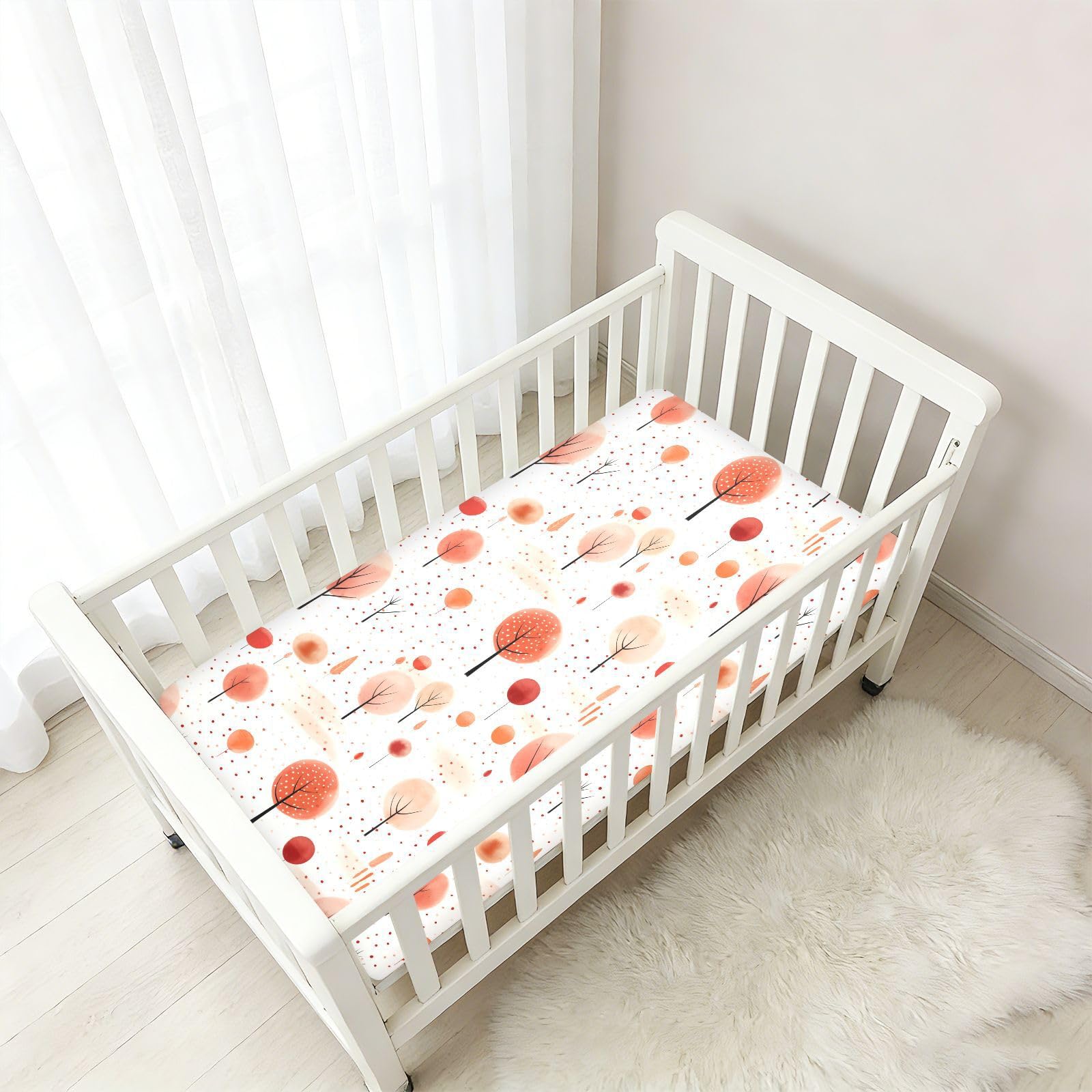 Marple Tree Babybettlaken für Jungen und Mädchen, weiches Kleinkind, Standard-Matratze, Spannbetttuch, 71,1 x 132,1 cm
