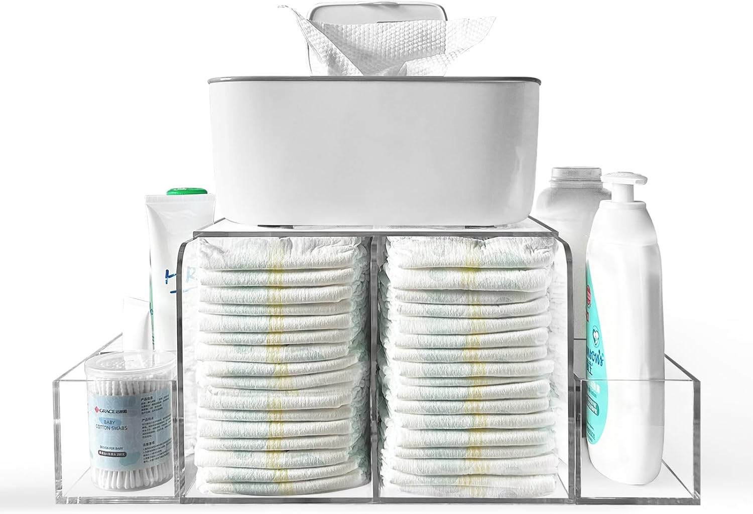 Diaper Caddy and Changing Table Organizer
