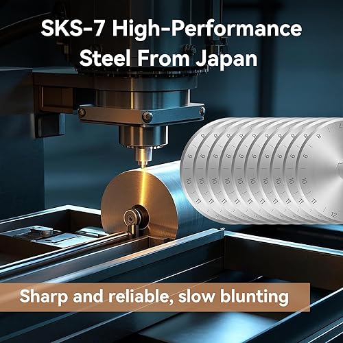 Miniatura 6 de Paquete de 10 cuchillas de corte rotativas de 1.772 in de SSPONT, compatibles con OLFA, DAFA, Truecut, etc. Acolchado, álbumes de recortes,