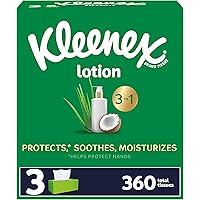 360-Count (3x 120ct) Kleenex 3-in-1 Soothing Lotion Facial Tissues Box only .92-.50: eDeal Info