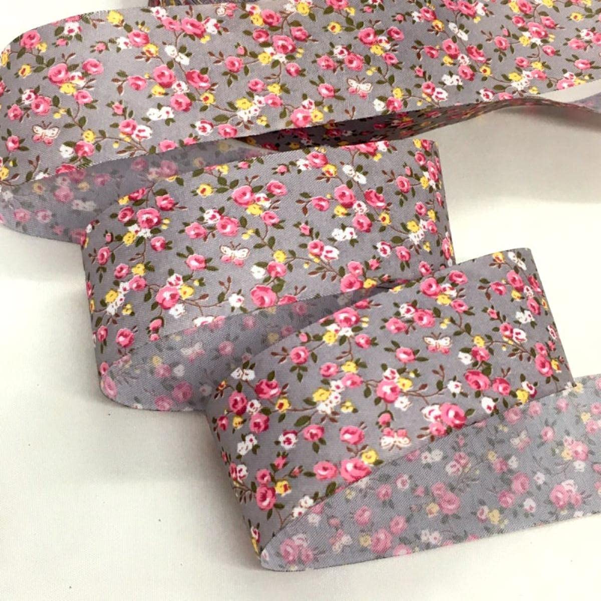 1.5cm 3cm 4cm 10Y Fleurs Tissu Tissu Imprimé Ruban Pour