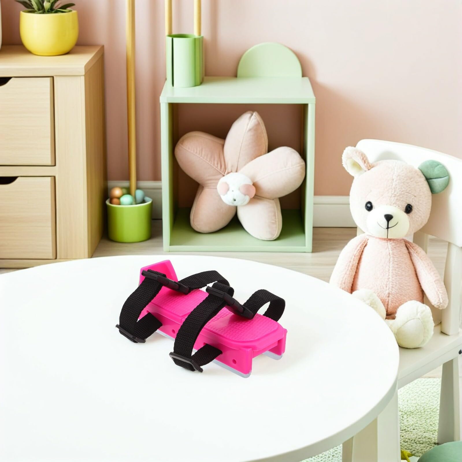Gatuida Pattini da Ghiaccio per Ragazzo Ragazza Principianti Regolabili | 1 Paio, Taglia 16-21cm, Pp e Metallo Nastro, per Sci e Piste di Ghiaccio, Design Vivace