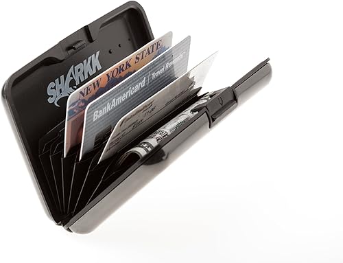 Miniatura 7 de SHARKK - Tarjetero de aluminio con protección RFID para tarjetas de crédito