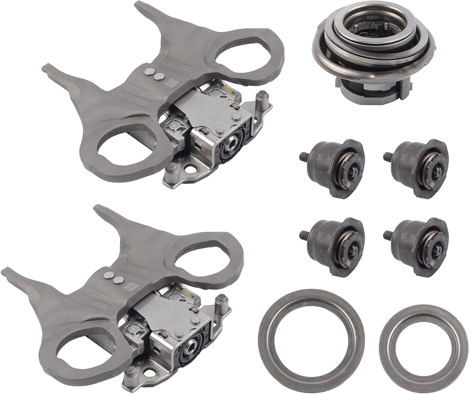 Dasbecan Pair Clutch Release Fork Levers Compatible with Ford Fiesta 2011-2019 Ford Focus 2012-2017 Replaces CA6Z-7515-J CA6Z-7515-K CA6Z7A508-E BV-6Z7A508-A