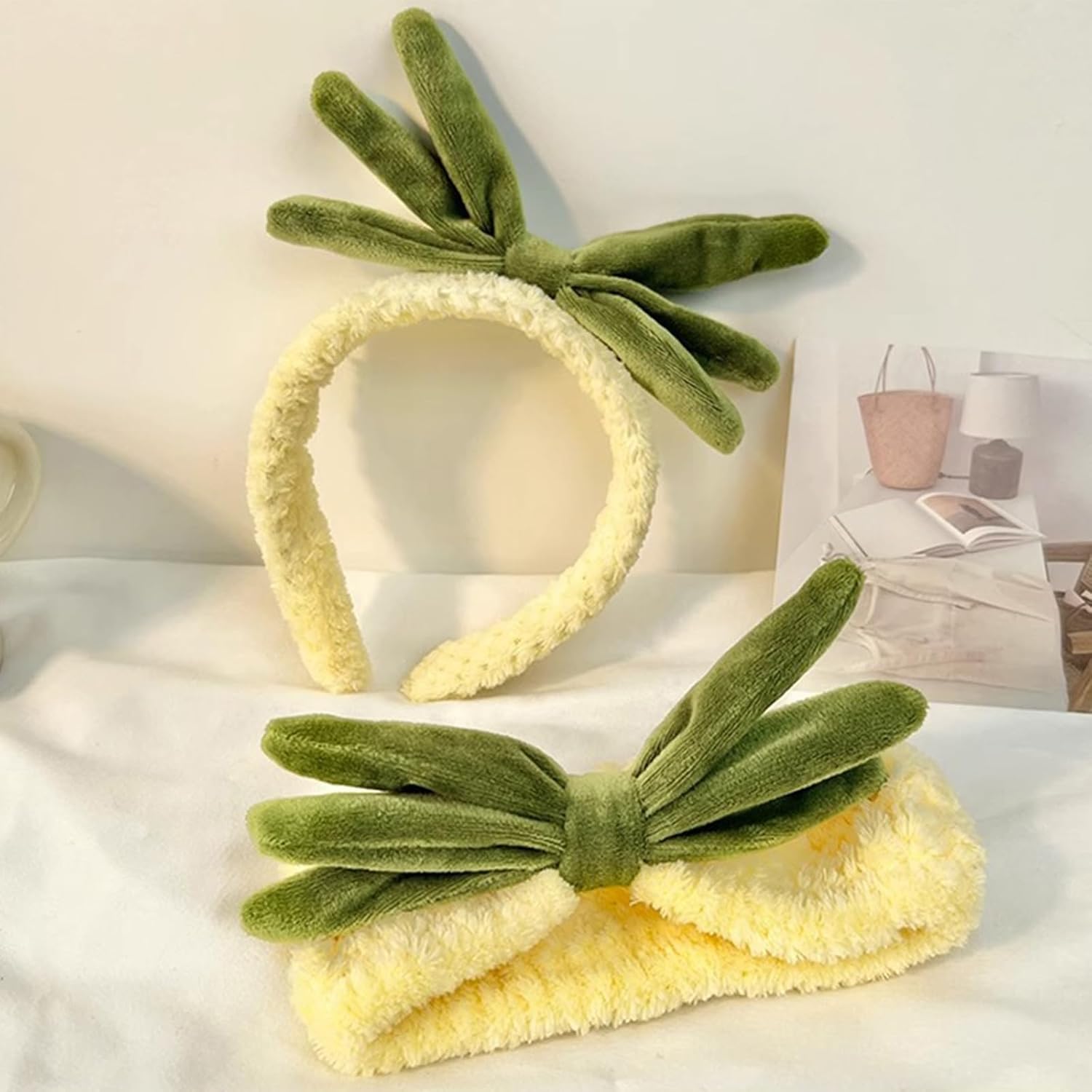 Kids Hairbands Lovely Pineapple for Halloween Birthday Photo Props Fun Headwear Cosplay Accessories Face Wash Headband Cute