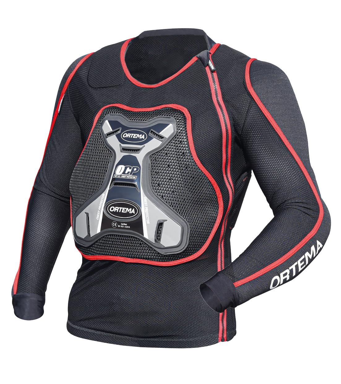 ORTEMA ORTHO-MAX Jacket DUO (M) - Protektorenjacke für den optimalen Rundumschutz - Schützt die Wirbelsäule, Brust, Schultern und Ellenbogen - Motocross/Enduro