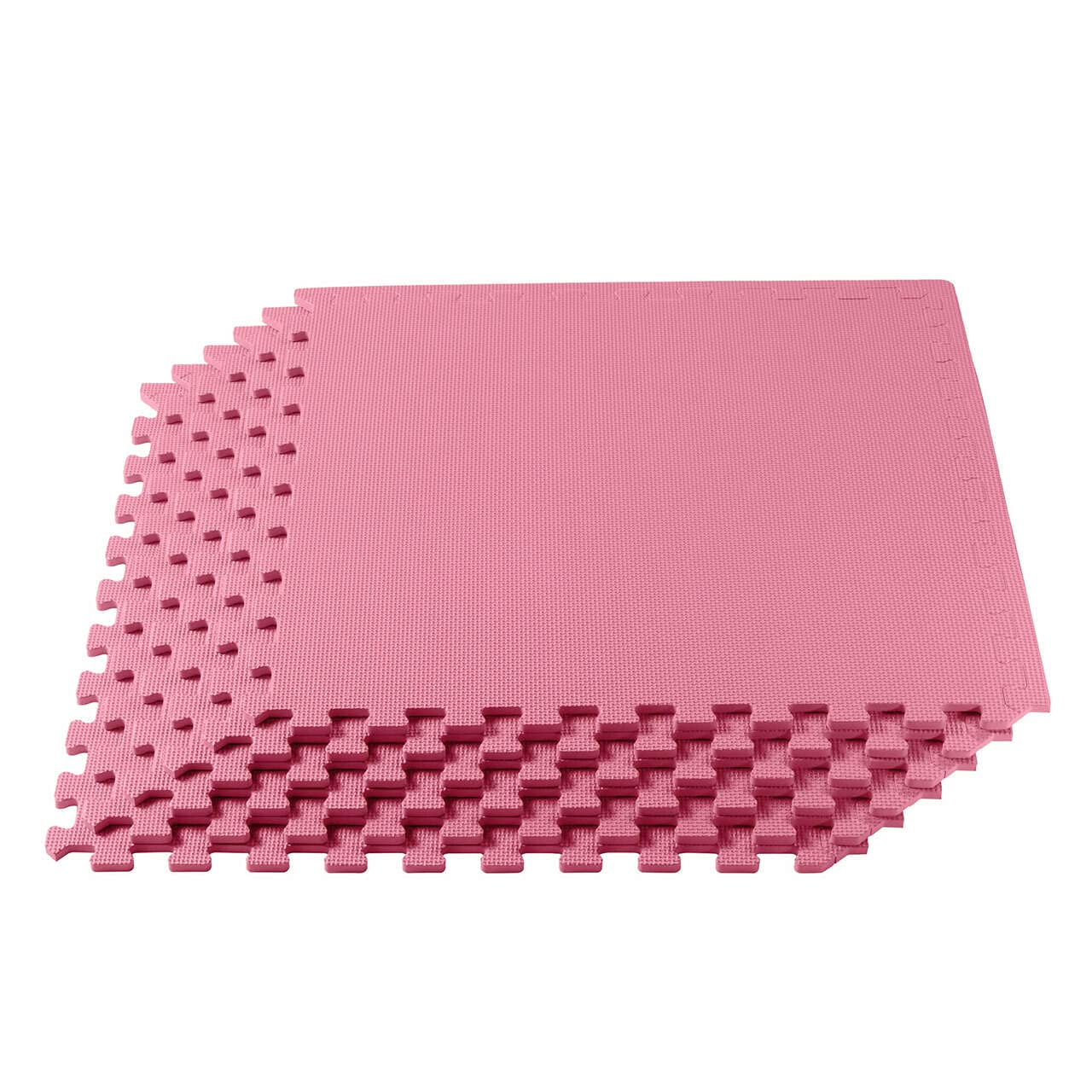SIGNATRON Fitness Puzzle Mat, Gym Floor Mat, Exercise Mat, EVA Foam Interlocking Tiles, Protective Flooring for Gym Equipment and Workouts, 12mm Extra Thick (Pink, 16 Sqft || 4 Mats) (B09DYR7R3Z) Amazon Price History, Amazon Price Tracker