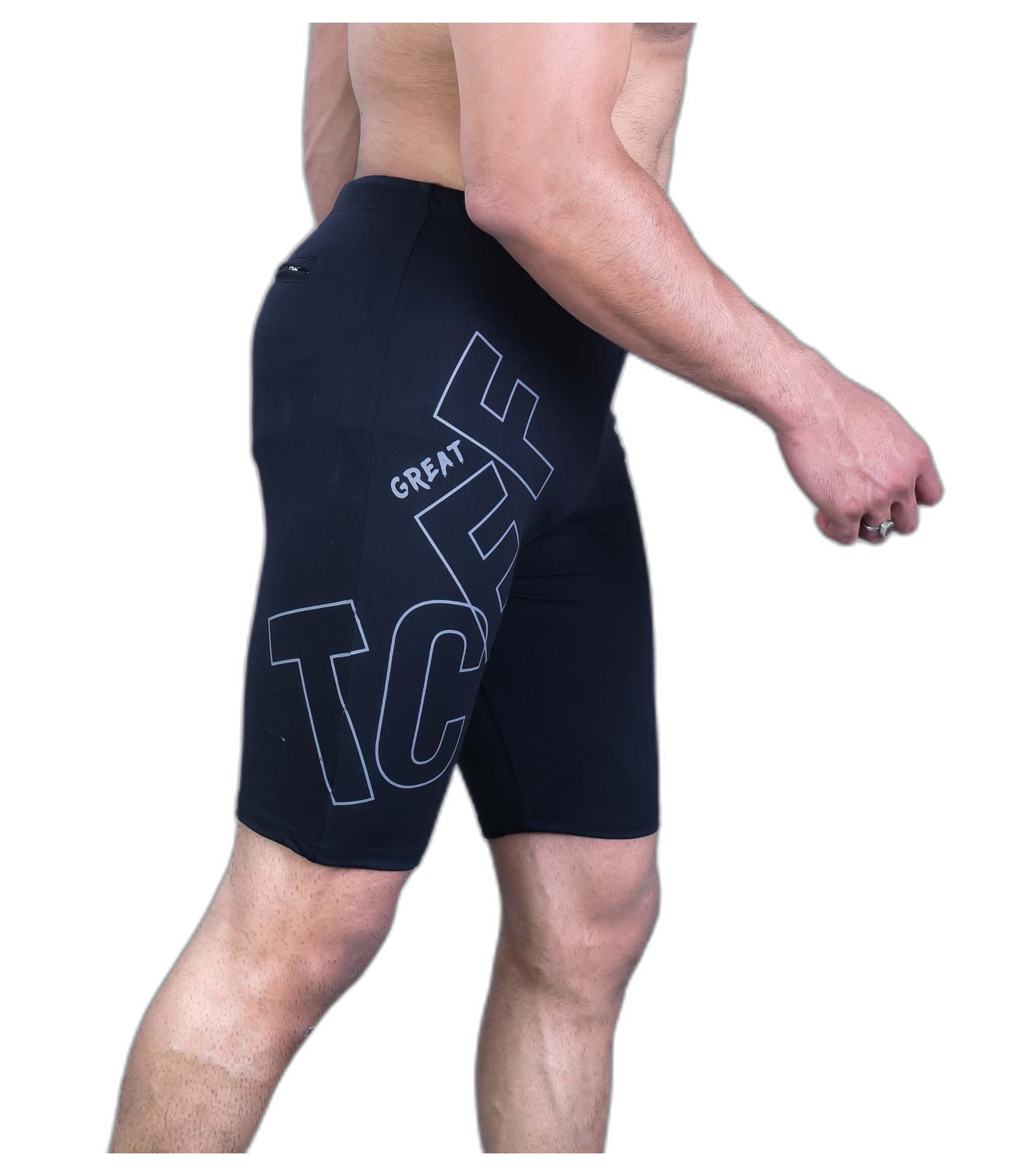 Men's Black Jammer Swim Shorts